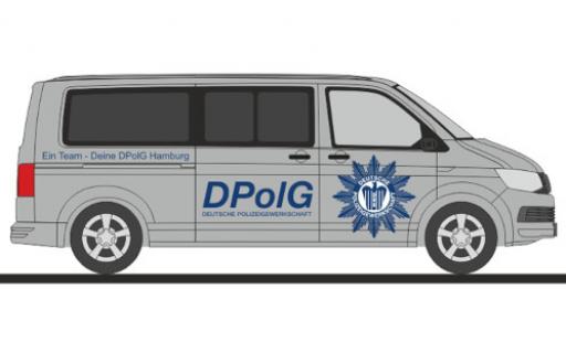 Modelauto Volkswagen T6 T6 bus DPolG Hamburg 1/87 Rietze