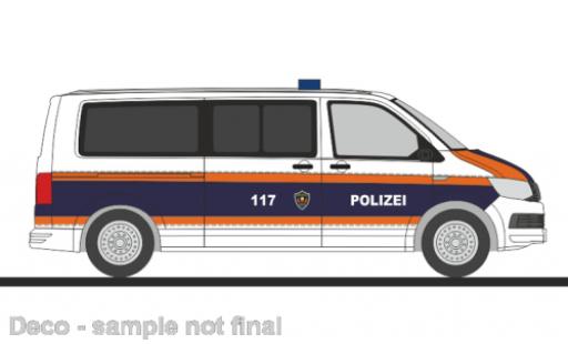 Modelauto Volkswagen T6 T6 bus Landespolitie (FL) 1/87 Rietze