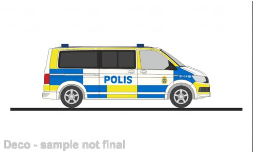 Modelauto Volkswagen T6 T6 bus Polis (SE) 1/87 Rietze