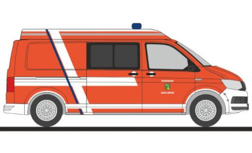 Modelauto Volkswagen T6 T6 bus brandweer Cadolzburg 1/87 Rietze