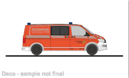 Modelauto Volkswagen T6 T6 demi bus brandweer Gelnhausen West 1/87 Rietze