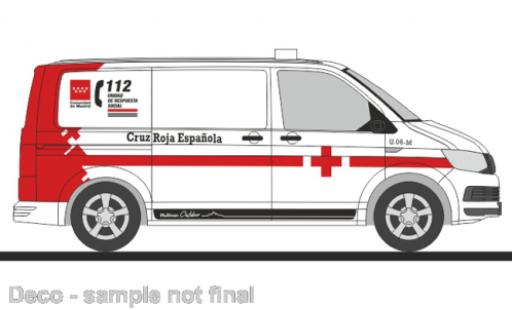 Modelauto Volkswagen T6 T6 bestelwagen Cruz Roja Espanola (E) 1/87 Rietze
