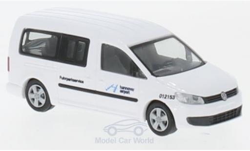 Modelauto Volkswagen Caddy Maxi Fuhrparkservice - Hannover Airport 2011 1/87 Rietze