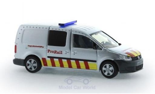 Modelauto Volkswagen Caddy Maxi Prorail 2011 1/87 Rietze