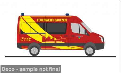 Modelauto Volkswagen Crafter Base 2011 FW Bautzen 1/87 Rietze