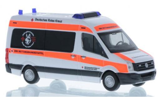 Modelauto Volkswagen Crafter Base DRK Rettungshundestaffel Uelzen 2011 1/87 Rietze