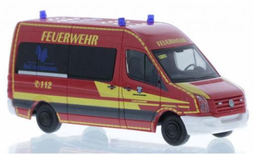 Modelauto Volkswagen Crafter Base Brandweer Bad Oeynhausen 2011 1/87 Rietze