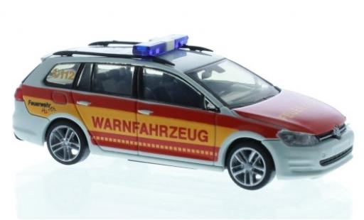 Modelauto Volkswagen Golf Variant VII Brandweer H&Atilde;&frac14;rth Warnfahrzeug 1/87 Rietze