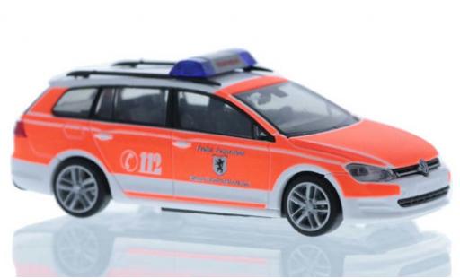 Modelauto Volkswagen Golf Variant VII Brandweer Wolfratshausen 1/87 Rietze