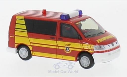 Modelauto Volkswagen T5 T5 Bus Brandweer Hofheim im Taunus 2003 1/87 Rietze