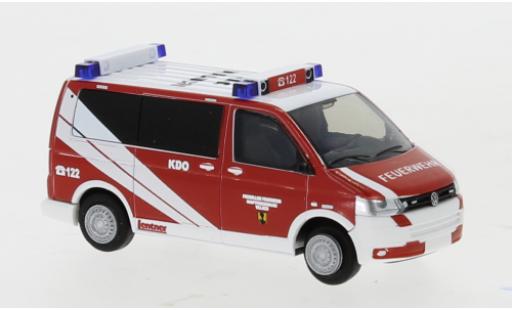 Modelauto Volkswagen T5 T5 GP Bus Brandweer Villach 2010 1/87 Rietze