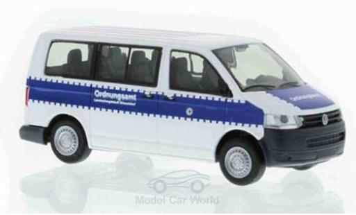 Modelauto Volkswagen T5 T5 GP Bus Ordnungsamt D&Atilde;&frac14;sseldorf 2010 1/87 Rietze