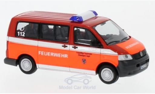Modelauto Volkswagen T5 T5 Brandweer Ellwangen 2003 1/87 Rietze