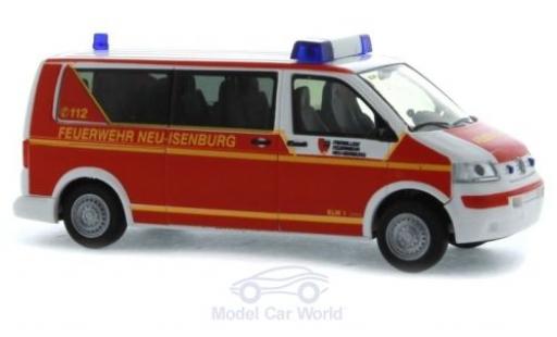Modelauto Volkswagen T5 T5 Brandweer Neu-Isenburg 2003 1/87 Rietze