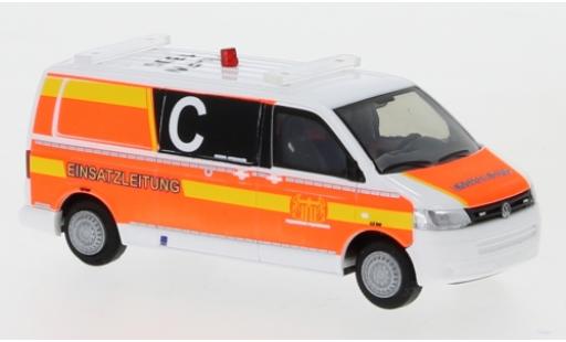 Modelauto Volkswagen T5 T5 GP Brandweer Paderborn 2010 Le contr&Atilde;&acute;le op&Atilde;&copy;rationnel 1/87 Rietze