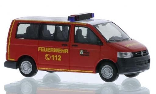 Modelauto Volkswagen T5 T5 GP Brandweer Salzgitter 2010 1/87 Rietze