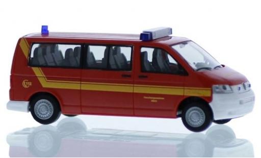 Modelauto Volkswagen T5 T5 Forschungszentrum J&Atilde;&frac14;lich - Werkbrandweer 2003 1/87 Rietze