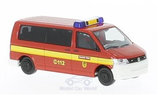 Modelauto Volkswagen T5 T5 GP Brandweer L&Atilde;&frac14;nen 1/87 Rietze