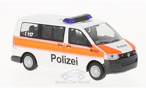 Modelauto Volkswagen T5 T5 GP Stadtpolitie Z&Atilde;&frac14;rich 2010 1/87 Rietze