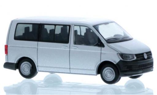 Modelauto Volkswagen T6 T6 Bus grijs court- empattement 1/87 Rietze