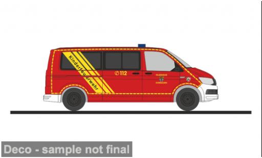Modelauto Volkswagen T6 T6 Brandweer Dormagen 1/87 Rietze