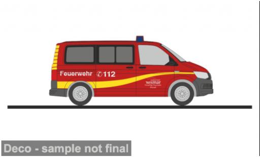 Modelauto Volkswagen T6 T6 FW Hansestadt Wismar 1/87 Rietze