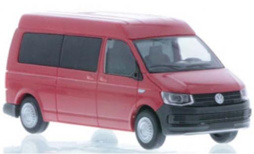 Modelauto Volkswagen T6 T6 LR Bus MD rood 1/87 Rietze