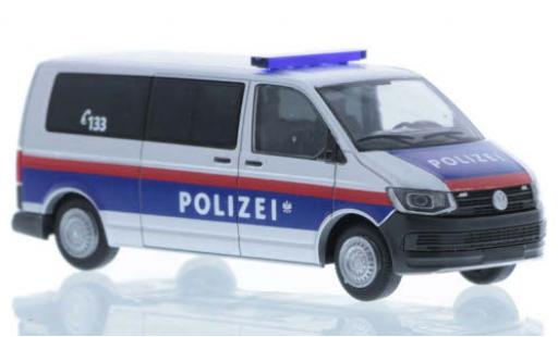 Modelauto Volkswagen T6 T6 Politie (AT) plus long empattement 1/87 Rietze