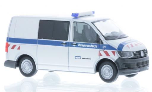Modelauto Volkswagen T6 T6 Verkehrsaufsicht Wuppertal 1/87 Rietze