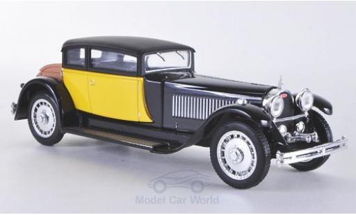 Modelauto Bugatti 41 weymann Royale geel/zwart 1929 1/43 Rio