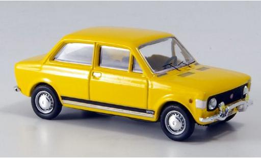 Modelauto Fiat 128 Rally geel 1971 sans Vitrine 1/43 Rio