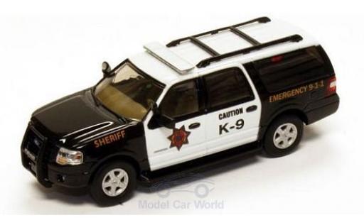 Modelauto Ford Expedition Police EL SSP Politie (USA) 2007 K-9 Sheriff 1/87 River Point