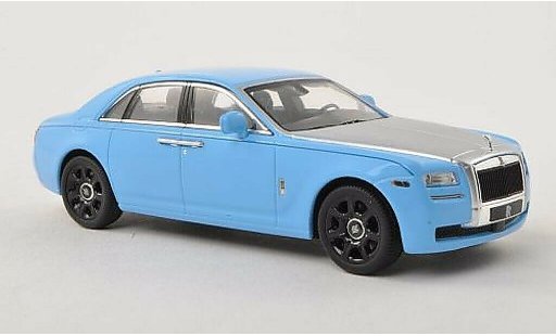 Rolls Royce Ghost Base 1/43 IXO blauw/grijs LHD modelauto