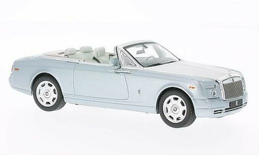 Rolls Royce Phantom Drophead Coupe 1/43 IXO blauw/grijs 2009 modelauto