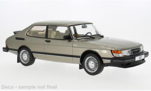 Modelauto Saab 900 Turbo bruin 1981 1/18 MCG