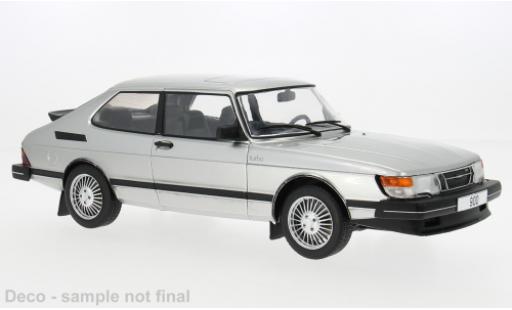 Modelauto Saab 900 Turbo grijs 1981 1/18 MCG