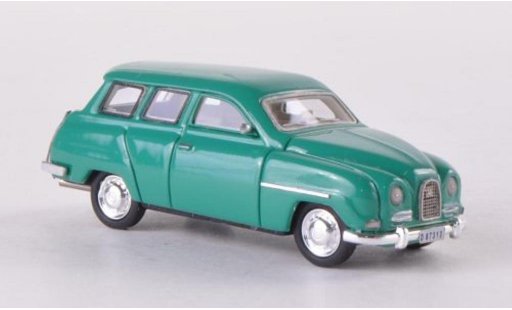 Saab 95 Base 1/87 Neo groen 1961 modelauto