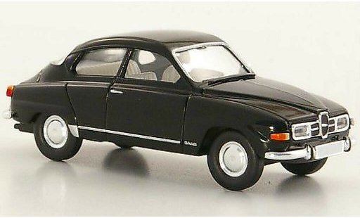 Saab 96 Base 1/87 Brekina zwart modelauto