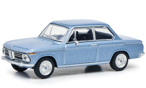 Modelauto Bmw 2002 berline metallic blauw Paperbox Edition 1/64 Schuco