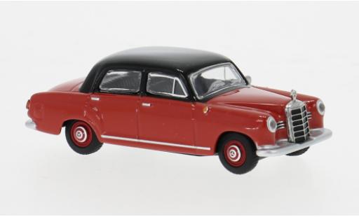 Modelauto Mercedes 180 Base (W120) rood/zwart 1/64 Schuco