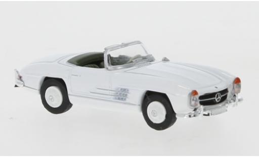 Modelauto Mercedes 300 Roadster SL wit 1/87 Schuco