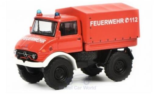 Modelauto Mercedes Unimog 406-425 U406 Brandweer 1/64 Schuco