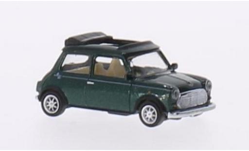 Modelauto Mini Cooper Base metallic groen vouwdak ge&Atilde;&para;ffnet 1/87 Schuco