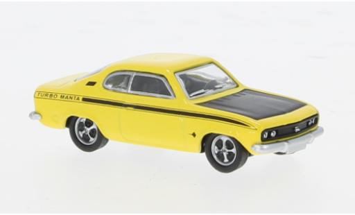Modelauto Opel Manta A Turbo geel 1/87 Schuco