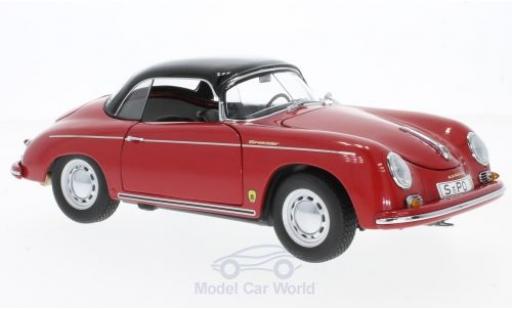 Modelauto Porsche 356 A A Carrera Speedster rood/zwart Edition 70 Jahre 1/18 Schuco