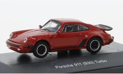 Modelauto Porsche 911 Turbo rood 1/87 Schuco