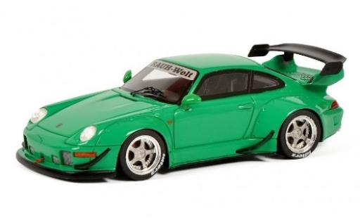 Modelauto Porsche 911 RWB RAUH-Welt groen 1/43 Schuco