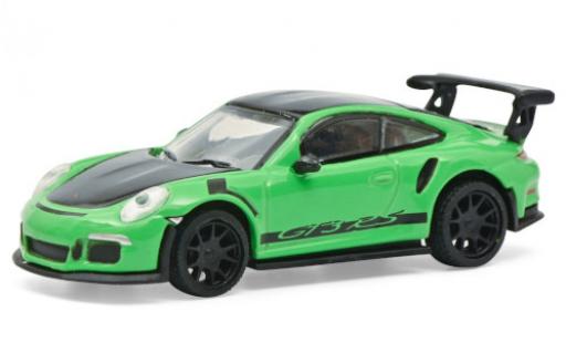 Modelauto Porsche 911 GT3 RS groen/mat-zwart 1/87 Schuco