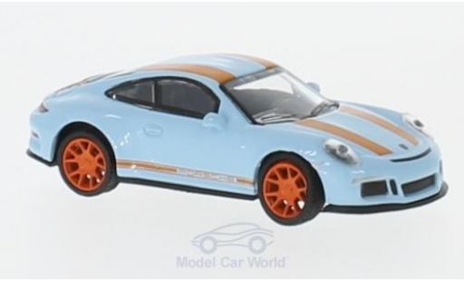 Modelauto Porsche 911 SC R blauw/oranje 1/87 Schuco