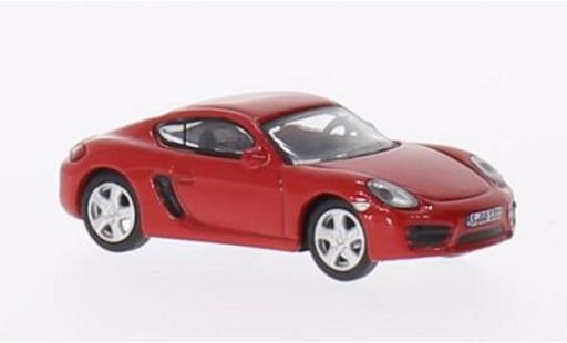 Modelauto Porsche 718 S (981) rood 1/87 Schuco